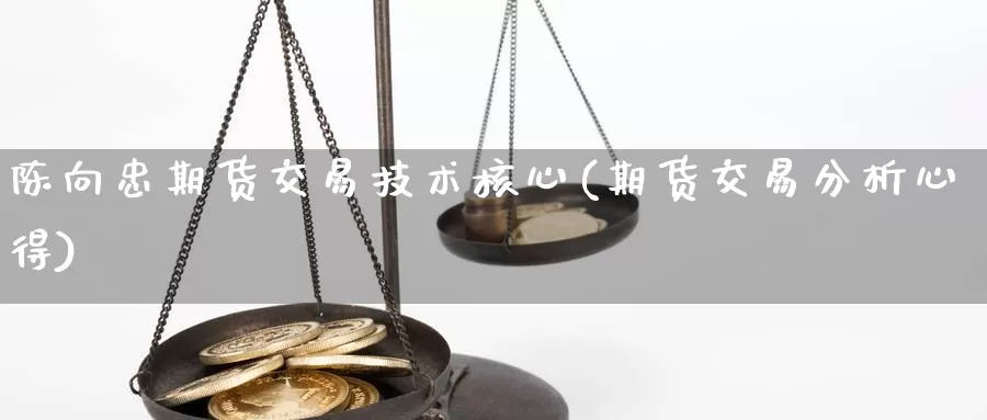 陈向忠期货交易技术核心(期货交易分析心得)_https://qh.wpmee.com_国际期货_第1张