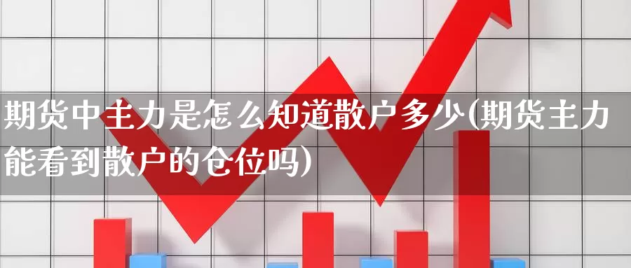 期货中主力是怎么知道散户多少(期货主力能看到散户的仓位吗)_https://qh.wpmee.com_纳指期货直播室_第1张