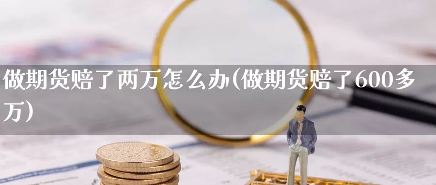 做期货赔了两万怎么办(做期货赔了600多万)_https://qh.wpmee.com_黄金期货_第1张