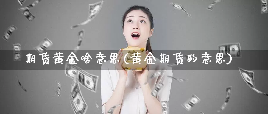 期货黄金啥意思(黄金期货的意思)_https://qh.wpmee.com_原油期货直播间_第1张