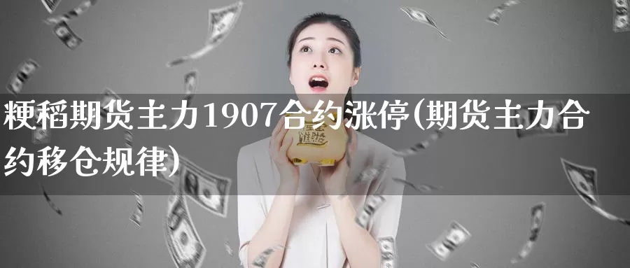 粳稻期货主力1907合约涨停(期货主力合约移仓规律)_https://qh.wpmee.com_黄金期货直播间_第1张