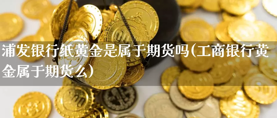 浦发银行纸黄金是属于期货吗(工商银行黄金属于期货么)_https://qh.wpmee.com_纳指期货直播室_第1张