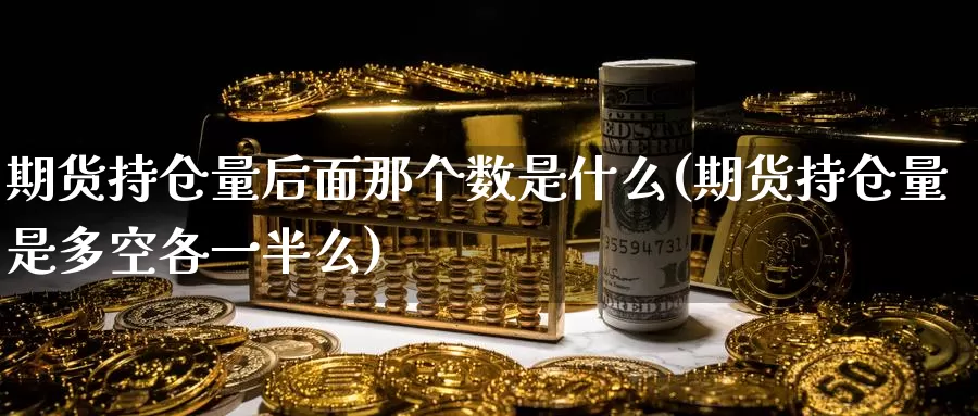 期货持仓量后面那个数是什么(期货持仓量是多空各一半么)_https://qh.wpmee.com_原油期货直播间_第1张