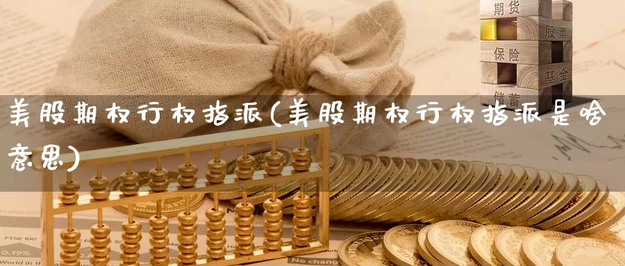 美股期权行权指派(美股期权行权指派是啥意思)_https://qh.wpmee.com_原油期货直播间_第1张