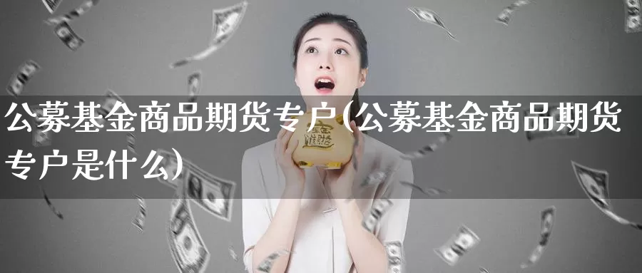 公募基金商品期货专户(公募基金商品期货专户是什么)_https://qh.wpmee.com_恒指期货_第1张