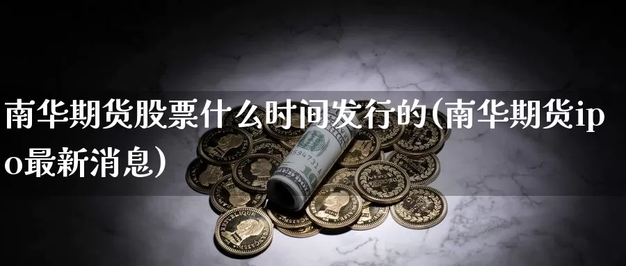 南华期货股票什么时间发行的(南华期货ipo最新消息)_https://qh.wpmee.com_恒指期货_第1张