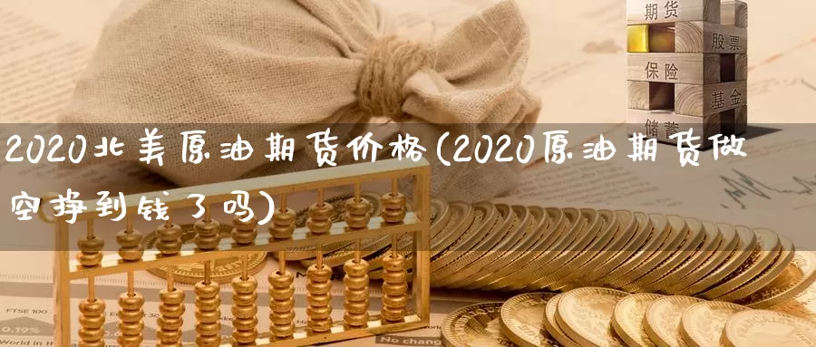 2020北美原油期货价格(2020原油期货做空挣到钱了吗)_https://qh.wpmee.com_期货科普_第1张