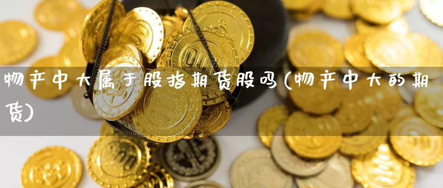 物产中大属于股指期货股吗(物产中大的期货)_https://qh.wpmee.com_黄金直播室_第1张