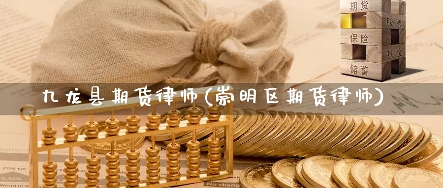 九龙县期货律师(崇明区期货律师)_https://qh.wpmee.com_期货直播间_第1张