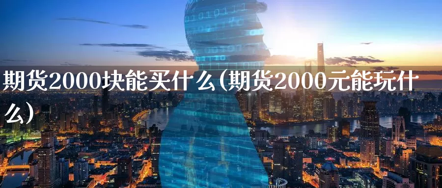 期货2000块能买什么(期货2000元能玩什么)_https://qh.wpmee.com_国际期货_第1张