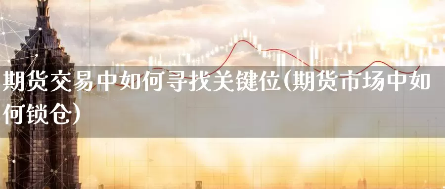 期货交易中如何寻找关键位(期货市场中如何锁仓)_https://qh.wpmee.com_原油期货_第1张