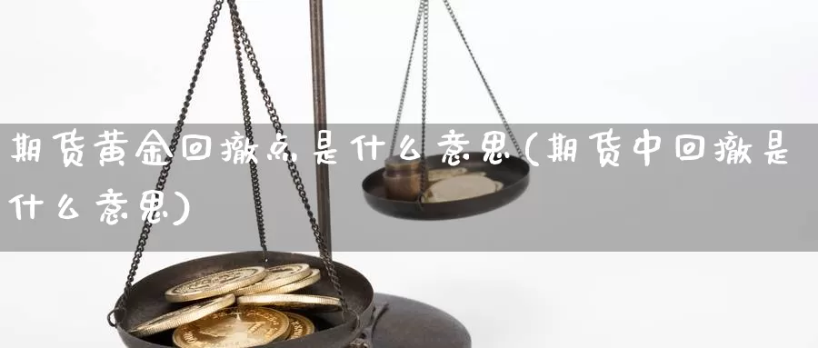 期货黄金回撤点是什么意思(期货中回撤是什么意思)_https://qh.wpmee.com_原油期货_第1张